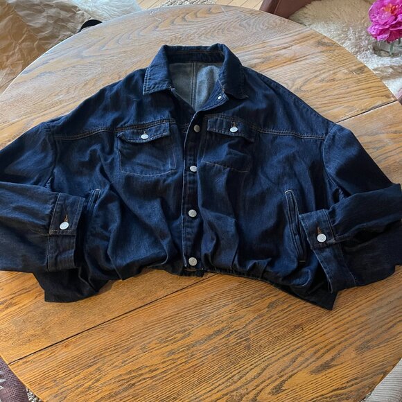 DRIES VAN NOTEN Vesto denim blouseon jacket/exc. cond/L - Picture 5 of 15